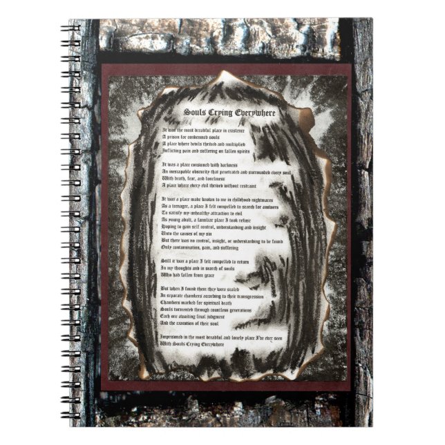 Souls Crying Everywhere Notebook (Front)
