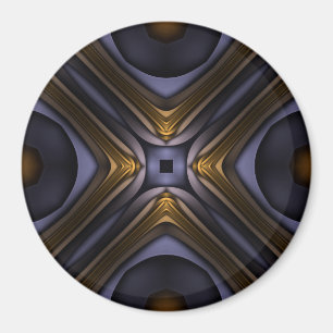 Soul's Essence Abstract Geometric Magnet