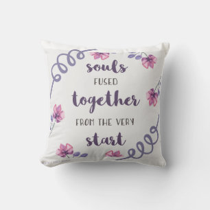 souls fused together from the very start cushion