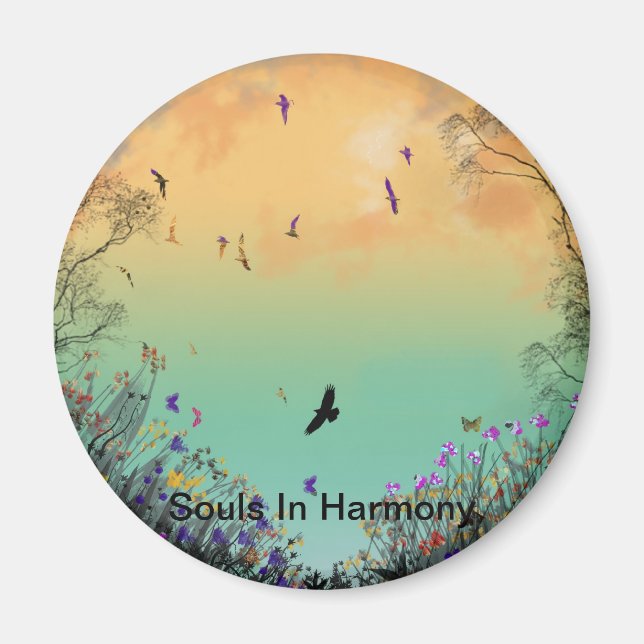 "Souls In Harmony"* Magnet (Front)