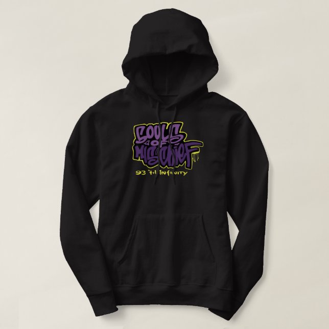 Souls of Mischief SofM Hip Hop Print  Hoodie (Design Front)
