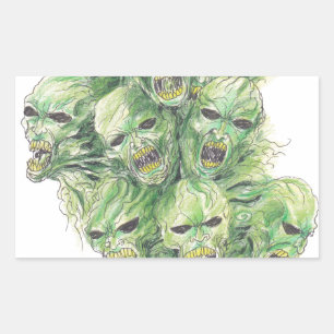 Souls Of The Dead Art Rectangular Sticker