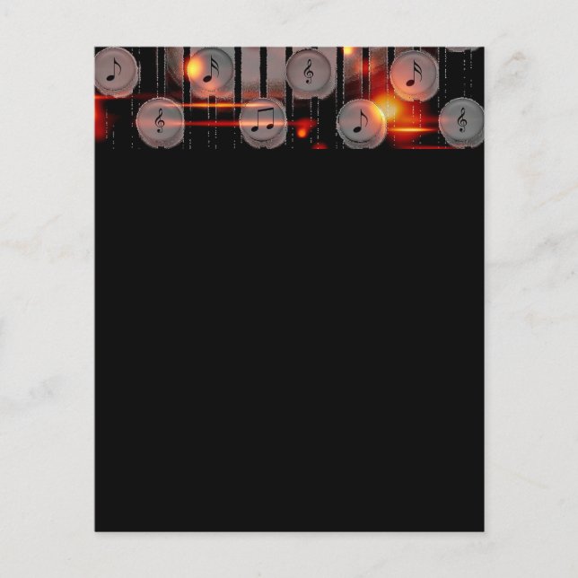 sound-163665  sound notes music digital art random flyer (Front)