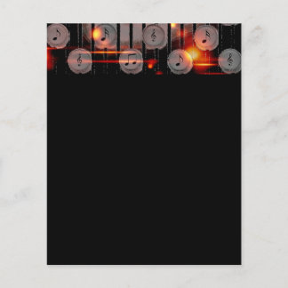 sound-163665 sound notes music digital art random flyer