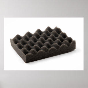 Sound absorbing panel poster