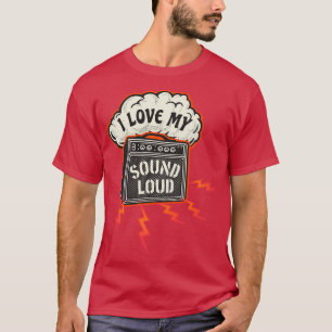 Sound Amplifier Vintage Sound Engineer T-Shirt