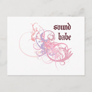 Sound Babe Postcard