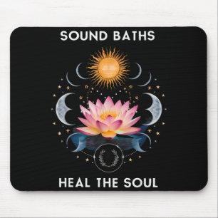 Sound Baths Heal The Soul Wellness New Age Sritual Mouse Mat