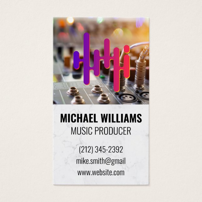 Sound Board Mixer | Tech | Digital Logo (Front)