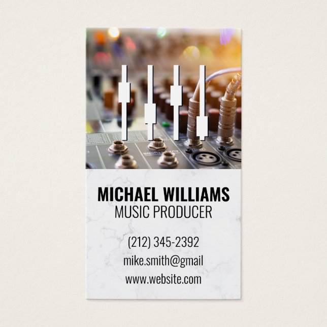 Sound Board Mixer | Tech | Producer (Front)