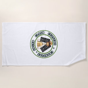 SOUND CLASH- Beach Towel