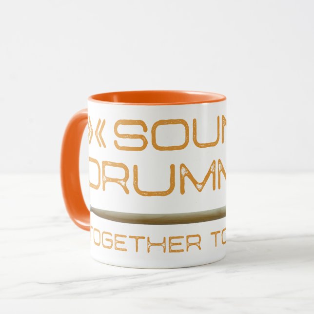 Sound Drumming Together Together Mug (Front Left)