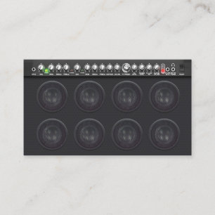 Sound Engineer Amplifier Speakers Business Card
