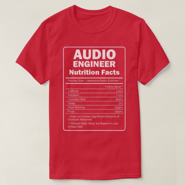 Sound Engineer Art For Audio Music Production Engi T-Shirt (Design Front)