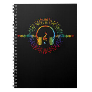 Sound Engineer Audio Wave Audio Engineer Music Lov Notebook