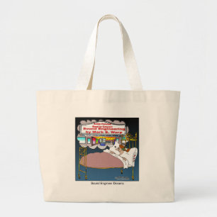 Sound Engineer Dreams Large Tote Bag