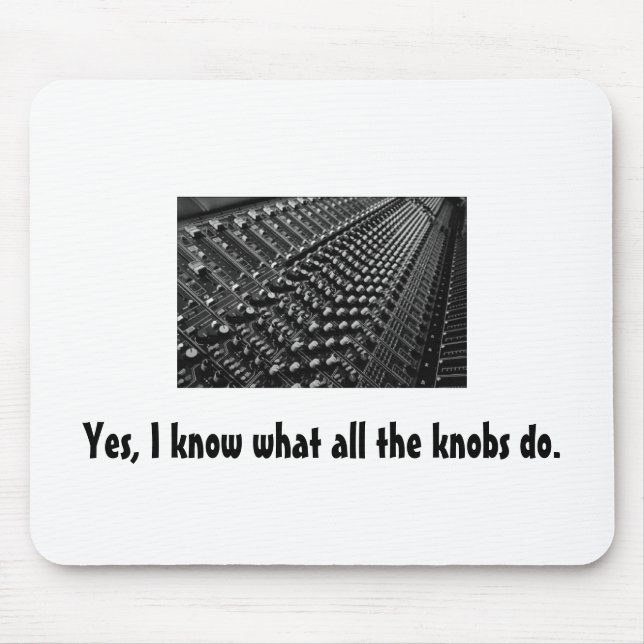 Sound Engineer Mousepad (Front)