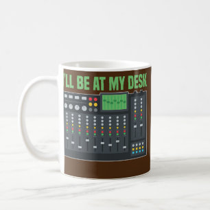 Sound Mixer Audio Engineer Mixing Board  Coffee Mug