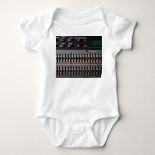 Sound Mixer Buttons Image. Baby Bodysuit