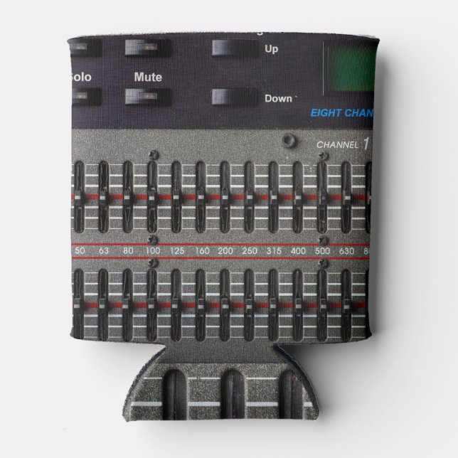 Sound Mixer Buttons Image. Can Cooler (Front)