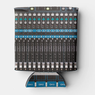 Sound mixer control, event hall. can cooler