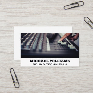 Sound Mixer   Producer Business Card
