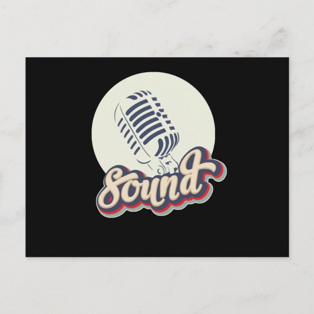 Sound Music Postcard (Front)