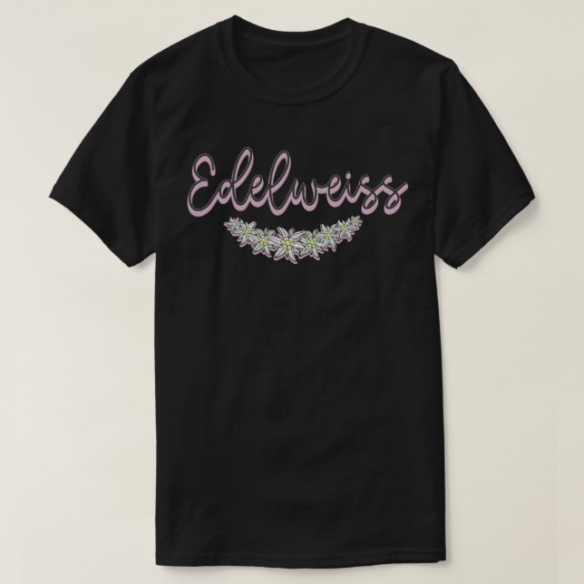 Sound of Music Edelweiss Sticker T-Shirt (Design Front)