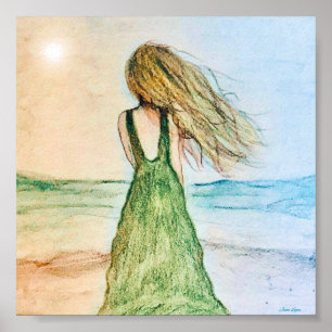 Sound of Silence art decor great for framing 6x6