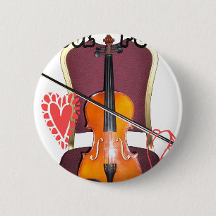 Sound of v love hakuna matata valentine 6 cm round badge