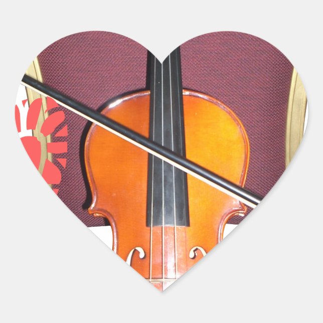 Sound of  v love hakuna matata valentine heart sticker (Front)