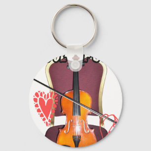 Sound of  v love hakuna matata valentine key ring