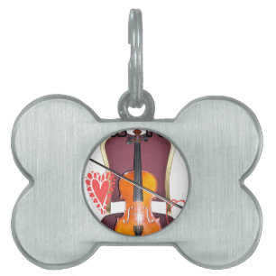 Sound of v love hakuna matata valentine pet ID tag