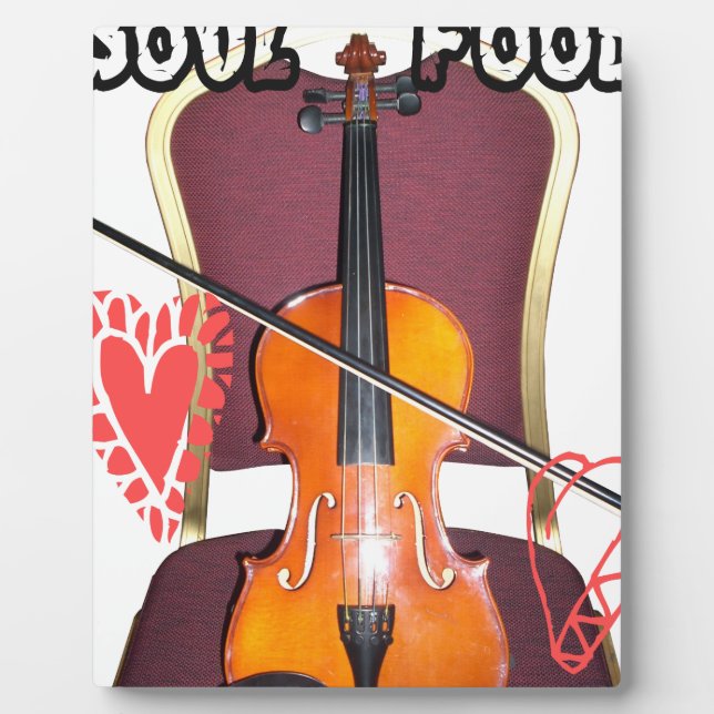 Sound of  v love hakuna matata valentine plaque (Front)