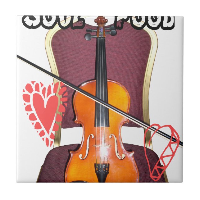 Sound of  v love hakuna matata valentine tile (Front)