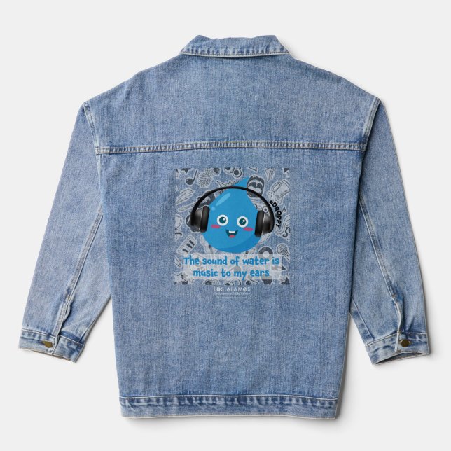 Sound of Water Denim Jacket (Back)