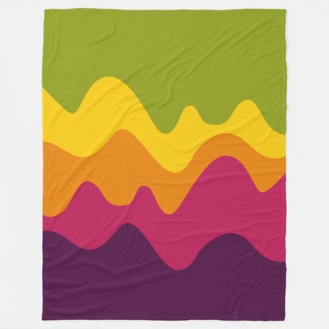 Sound Sketch 05 Fleece Blanket (Front)