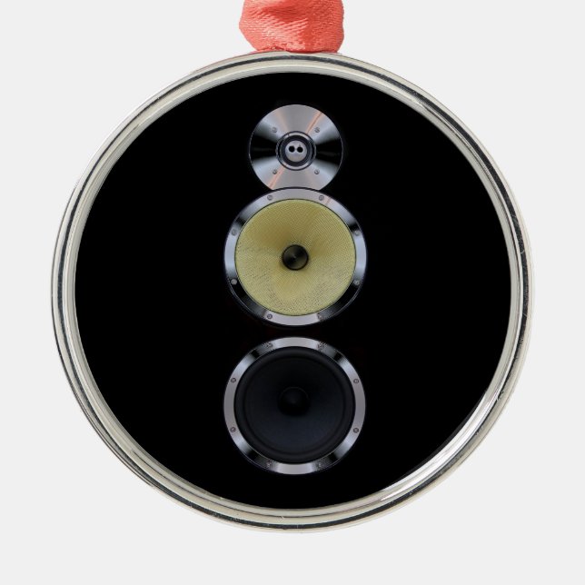 Sound Speaker Christmas Ornament (Front)