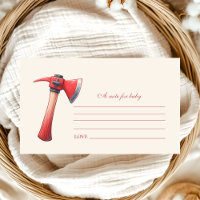 Sound The Alarm Baby Shower Note for Baby