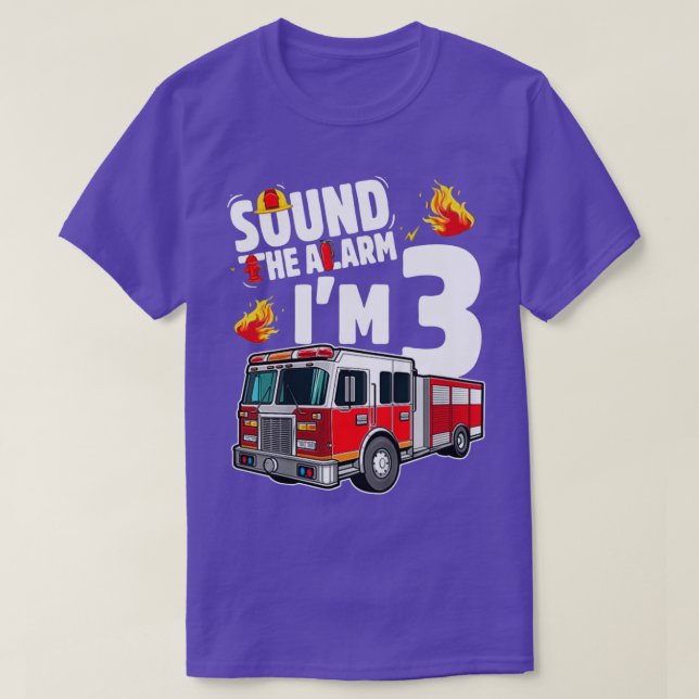 Sound The Alarm Fire T-Shirt (Design Front)