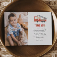 Sound The Alarm Firetruck Birthday Party Photo