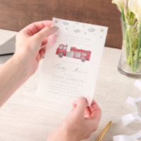 Sound the Alarm Firetruck Firefighter Baby Shower