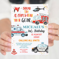 Sound the alarm & Grab your gear Birthday
