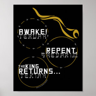 Sound the Shofar Fall Feasts Yom Teruah Day of Tru Poster