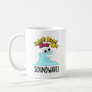 Sound Wave Funny Ocean Pun Coffee Mug