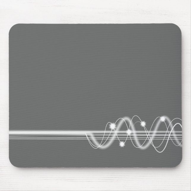 Sound Wave - Grey Mouse Mat (Front)