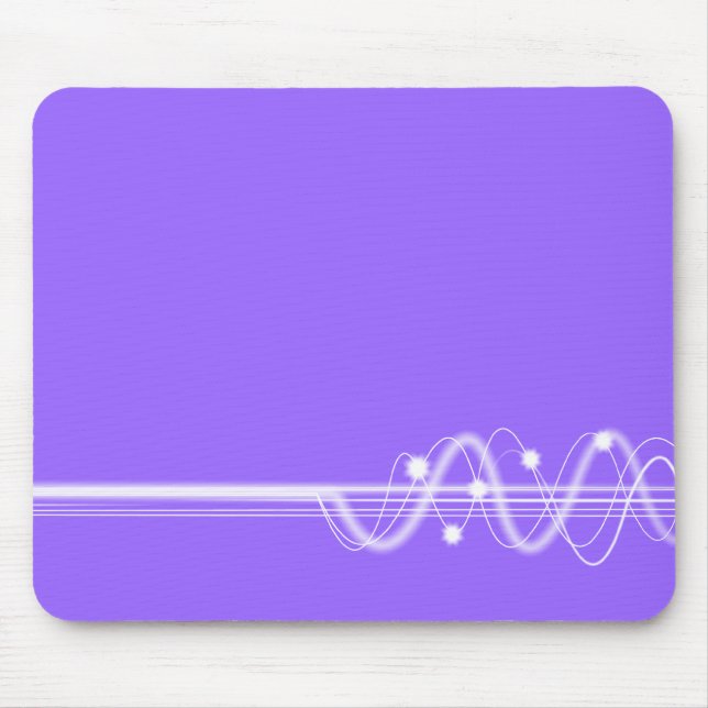 Sound Wave - Mauve Mouse Mat (Front)