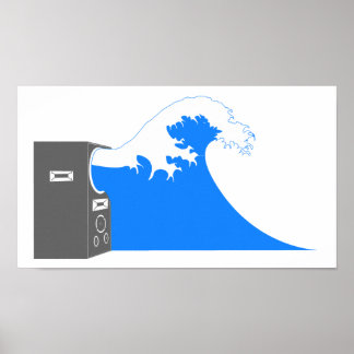 Sound Wave Poster