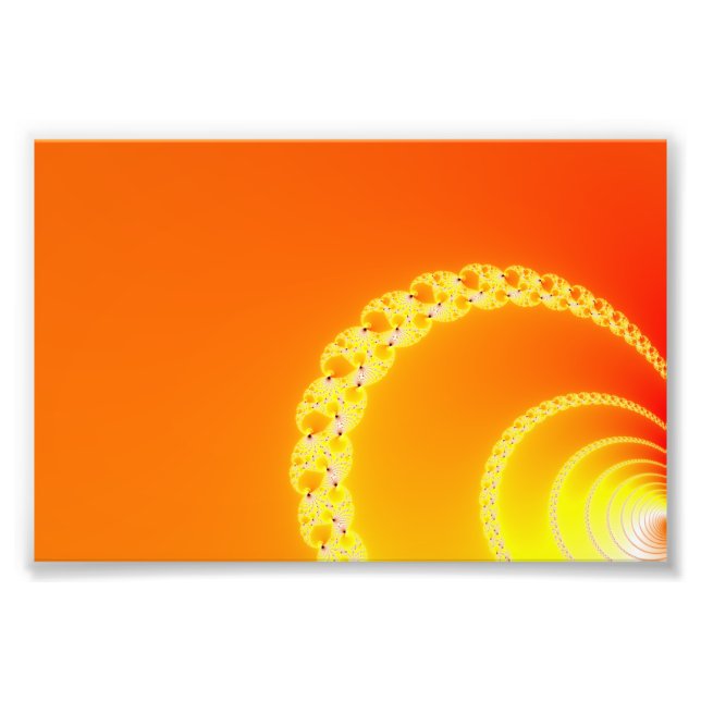 Sound Waves Fractal Art Photo Print (Front)