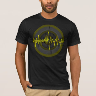 Sound Yellow Dark Round t-shirt black
